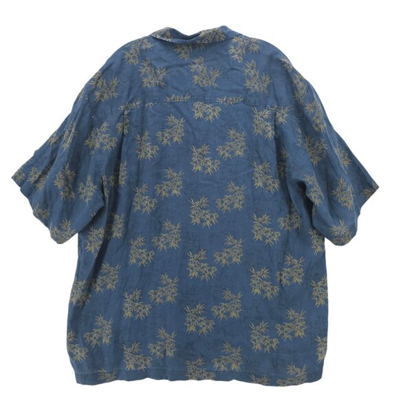 TOMMY BAHAMA 100% Linen Short Sleeve Shirt All Over Print Floral Hawaiian XL - Picture 3 of 8